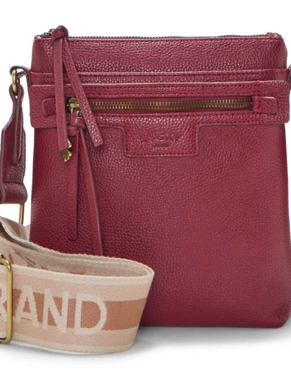 Lucky Brand Lani Crossbody Bag Merlot